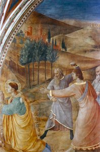 Steningen av St Stephen, mitten av 1400-talet av Fra Angelico
