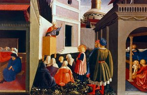St Nicholas kallelse, 1437 av Fra Angelico