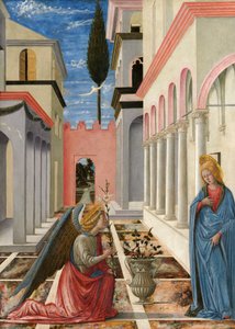 Bebådelsen, c. 14451450.