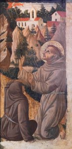 S:t Franciskus av Assisi får stigmata av Fra Diamante