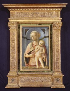 Madonna och barn, ca 1435 (tempera på panel) av Fra Filippo Lippi