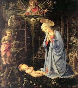 Tillbedjan i skogen, 1459