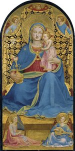 Ödmjukhetens jungfru Madonna dell Umilitá, ca. 1433-1434 av Fra Giovanni Angelico da Fiesole