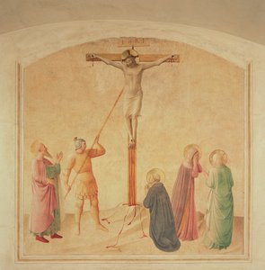 Korsfästelse, lanshållaren, c.1438-45 av Fra Angelico