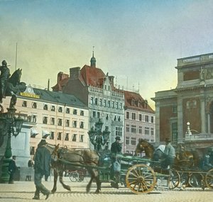 Gustav Adolfs torg, Stockholm, Sverige, sent 1800-tidigt 1900-tal.