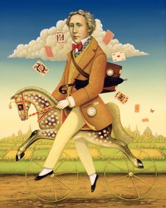 Lewis Carroll (1832-98) 2001 (olja och tempera på panel) av Frances Broomfield