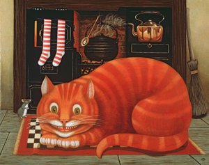 The Cheshire Cat, 1993 (olja och tempera på panel)