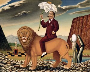 The Metamorphosis of a Narcissist, 1999 (olja och tempera på panel)