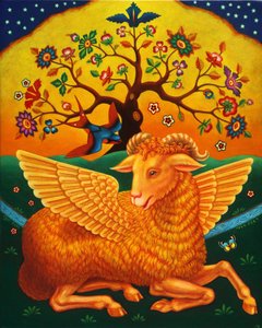 The Bag with the Golden Fleece, 2011 (oljor och tempera på panel)