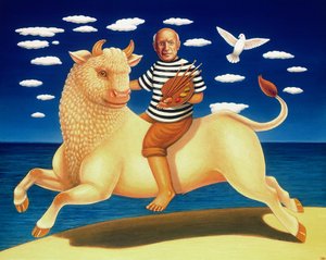 Yo Picasso, 2003 (olja och tempera på panel)