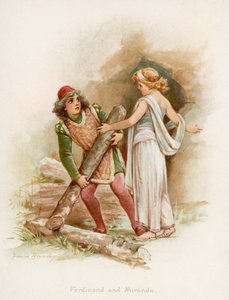 Ferdinand ma Miranda mai le tusi a Shakespeare The Tempestswed