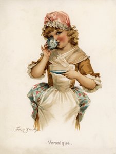 Flickor: Veronique (färg litho)