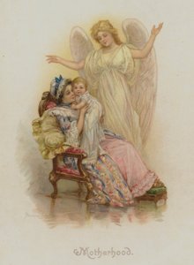 Moderskap (chromolitho) av Frances Brundage