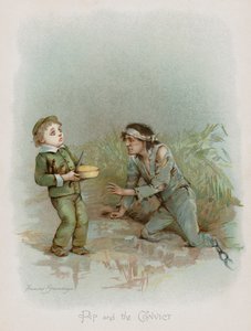 Pip och fången (kromolit) av Frances Brundage