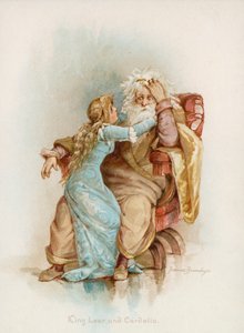 Shakespeares kung Lear och Cordelia
