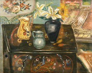 The Painted Chest (olja på panel)