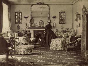 Interiör av rummet, ca. 1862. av Frances Jocelyn