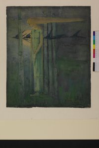 "Ill Omen", eller, "Flicka i östlig vind med korpar som passerar månen" 1893
