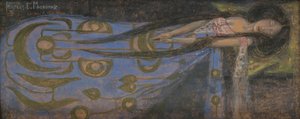 The Sleeping Princess, ca 1896 (pastell, akvarell, papper)