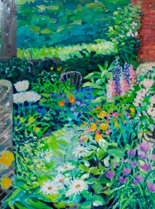 English Country Garden, 2018 (akryl på duk)