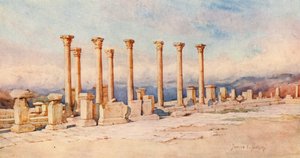 The Forum, Timgad (färglitografi)