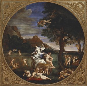 Jordens element, 1625-28 av Francesco Albani