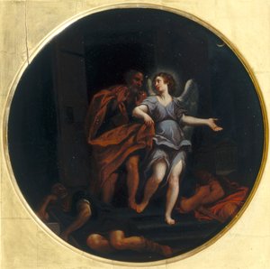 S:t Peter befriad från fängelset av Francesco Albani