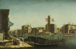 Utsikt över Canal Grande, Venedig, ca 1743 (olja på duk)