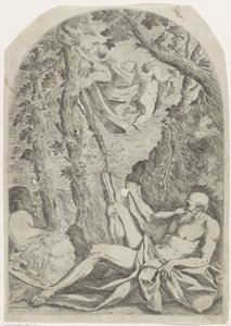 Sankt Jerome av Francesco Amato
