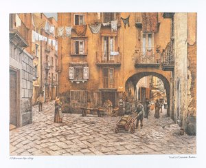 Italien, Neapel, Sopportico de 