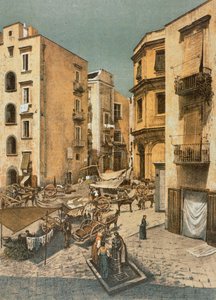Utsikt över Almo-torget i Neapel av Francesco Aversano