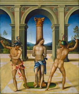 Kristi flagellation av Francesco Bacchiacca
