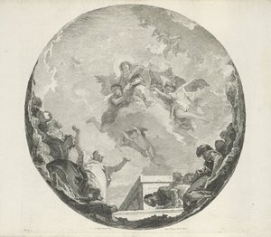 Marias antagande av Francesco Bartolozzi (attributed to)