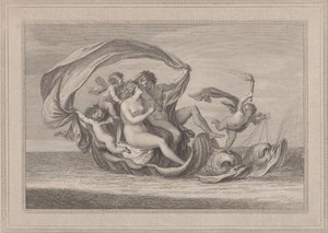 Acis och Galatea, 1787. av Francesco Bartolozzi