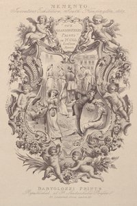 Annons för Memento, Inventions Exhibition, South Kensington, 1885, ca. 1885. av Francesco Bartolozzi