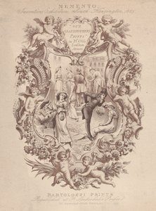 Annons för Memento, Inventions Exhibition, South Kensington, 1885, ca. 1885. av Francesco Bartolozzi