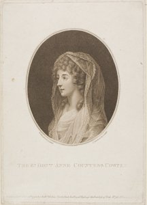 Anne grevinna Cowper av Francesco Bartolozzi