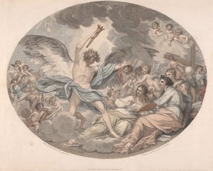 Apollon och muserna av Francesco Bartolozzi