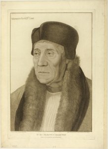 Ärkebiskop Warham av Francesco Bartolozzi