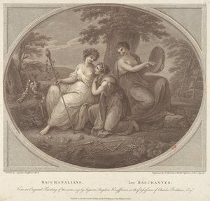 Bacchanter av Francesco Bartolozzi