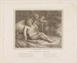 Beschermengelen Skyddsänglarna (titel på föremål) av Francesco Bartolozzi