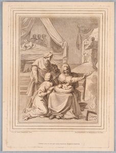 Pyrrhus födelse av Francesco Bartolozzi