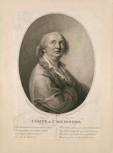 Greve Alessandro di Cagliostro 1743-1795. av Francesco Bartolozzi