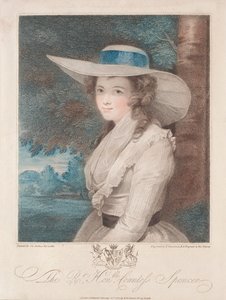 Grevinnan Spencer av Francesco Bartolozzi