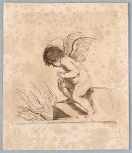 Amor med en pil av Francesco Bartolozzi