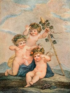 Cupids, c1700-talet av Francesco Bartolozzi