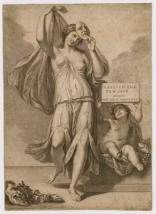 Inbjudan till en maskerad bal i Soho 1775 av Francesco Bartolozzi