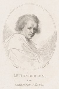 John Henderson, i karaktären av Iago Shakespeares Othello, 1786. av Francesco Bartolozzi
