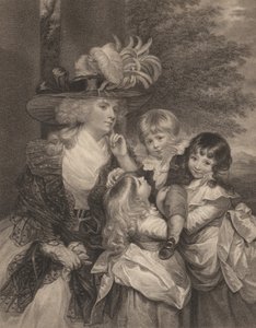 Lady Smith och hennes barn, 15 mars 1789. av Francesco Bartolozzi