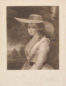 Lavinia Spencer (född Bingham), grevinna Spencer av Francesco Bartolozzi